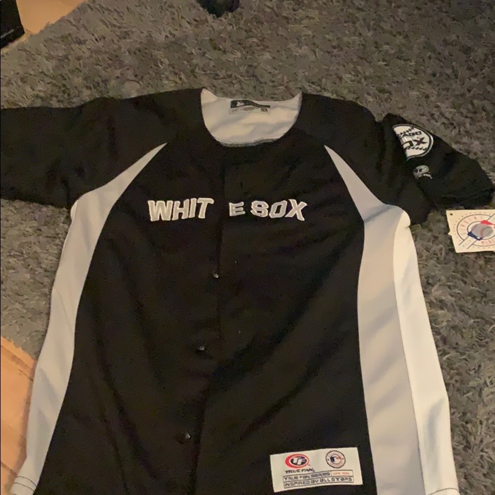 Kids white Sox jersey